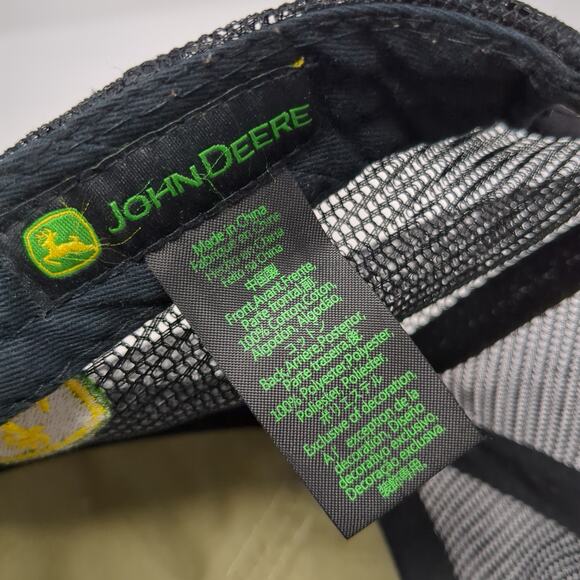 Stotz Equipment Snapback Trucker Hat Green OS Adjustable Mesh Back John Deere - Picture 9 of 10